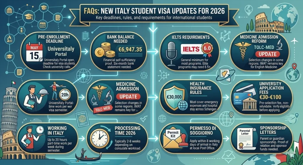 New Italy Student Visa Updates for 2026
