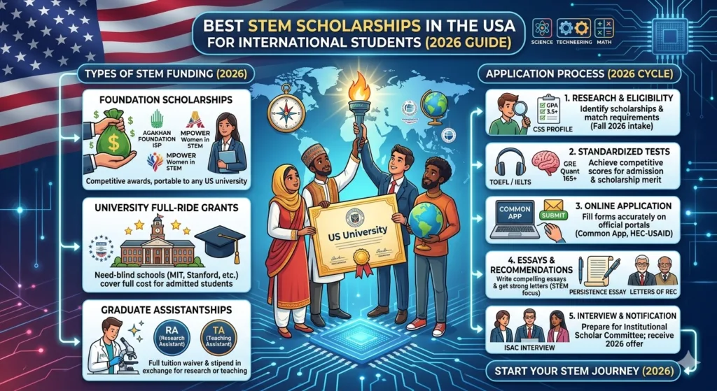 Best STEM Scholarships in the USA for International Students: The 2026 Guide