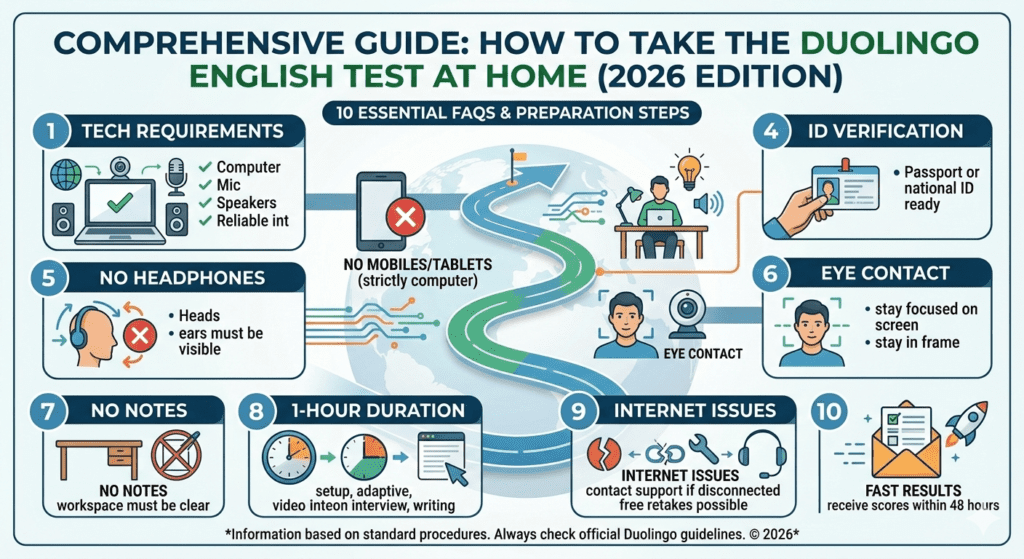 How to take Duolingo English Test at home