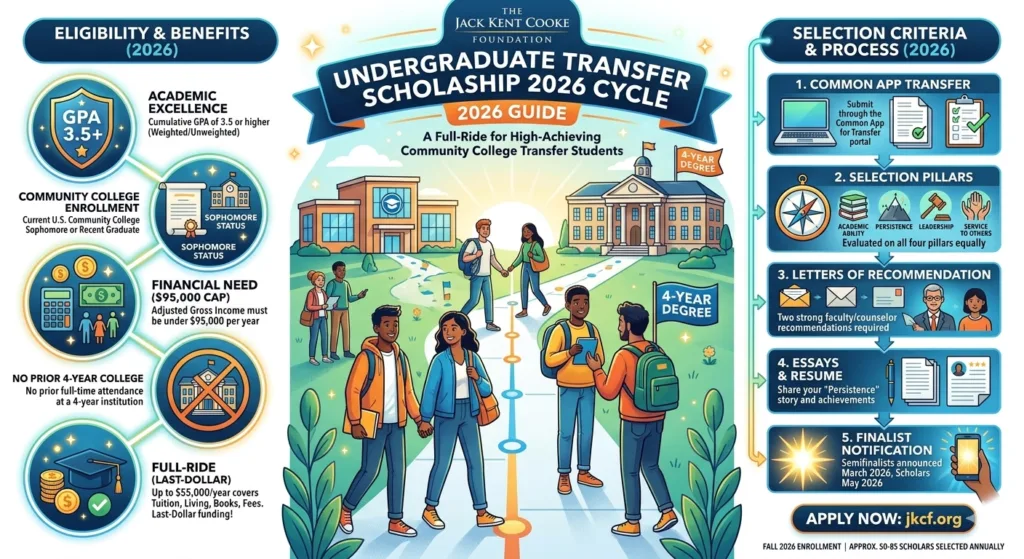 Jack Kent Cooke Undergraduate Transfer Scholarship: 2026 Guide