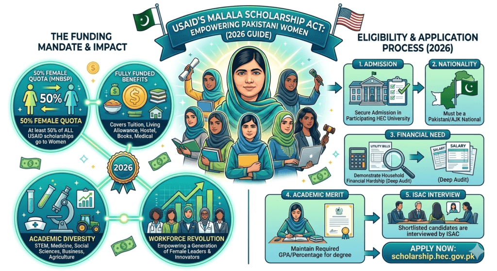 USAID's Malala Scholarship Act Empowering Pakistani Women