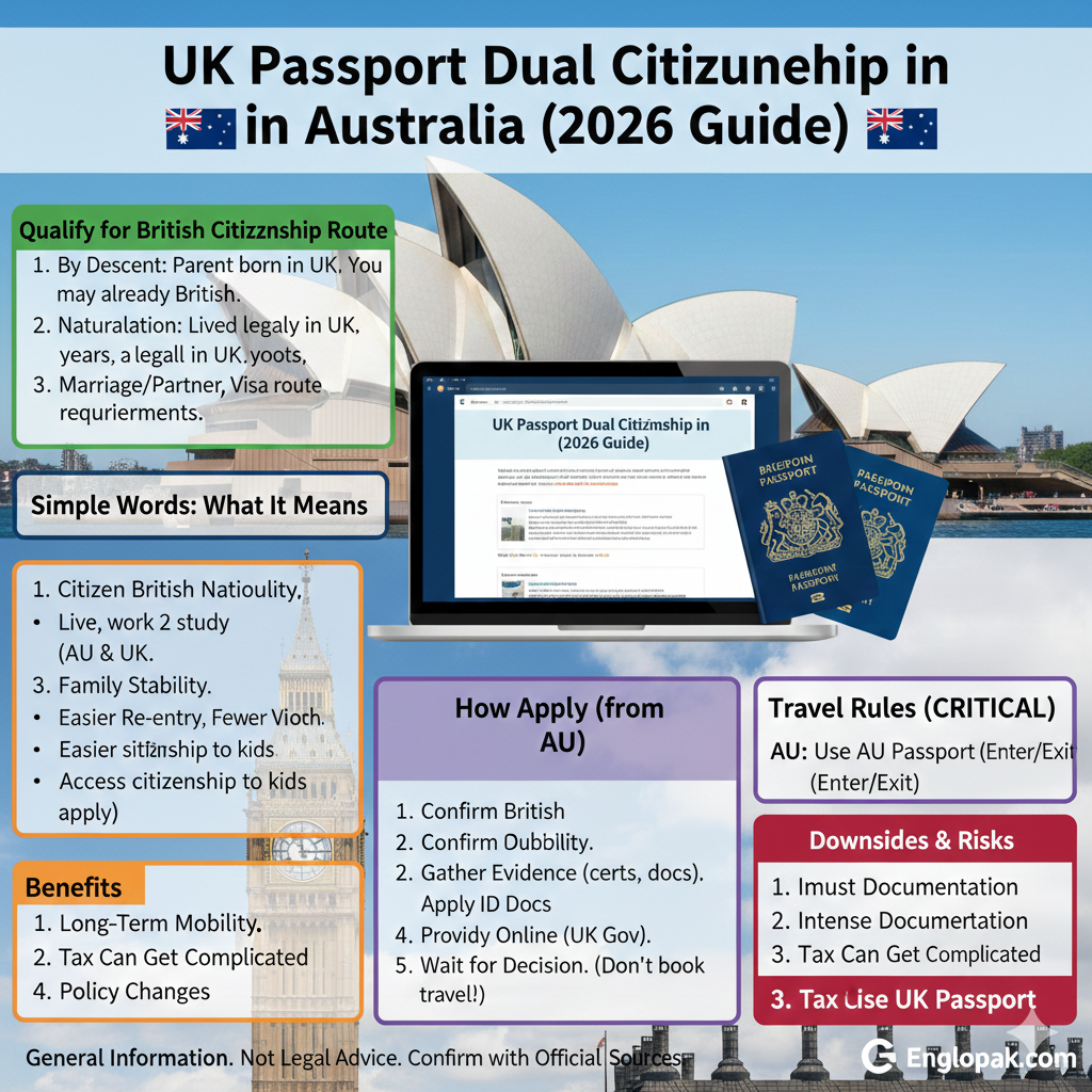 UK Passport Dual Citizenship in Australia: Rules, Benefits, and How to Apply (2026 Guide)