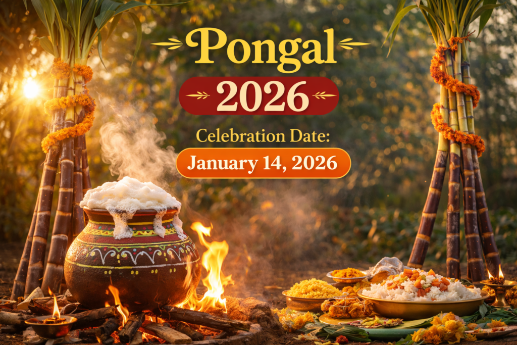 Pongal 2026 date and Tamil festival celebration