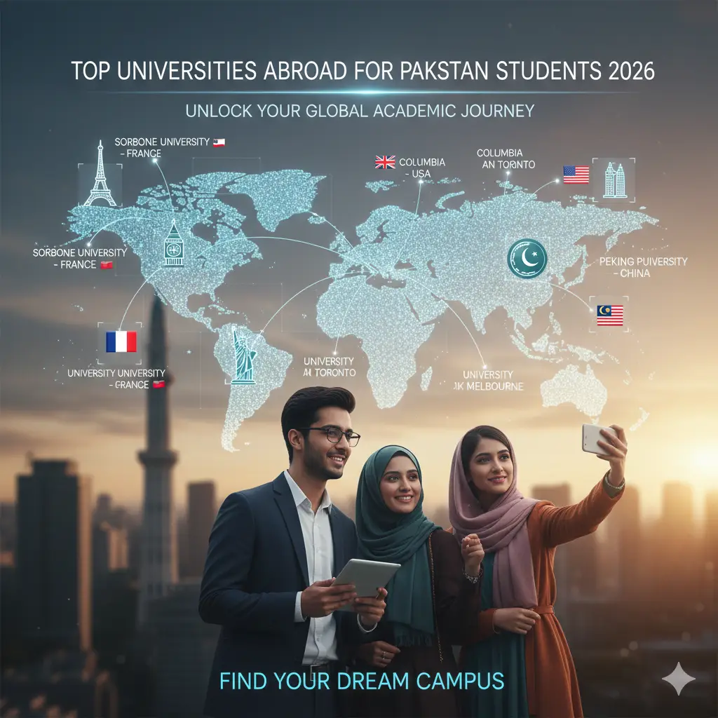 top universities abroad for Pakistani students 2026