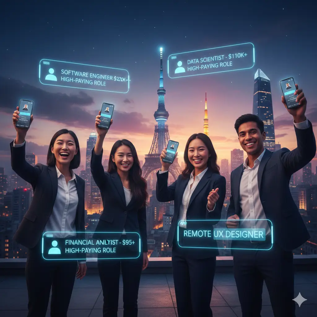 Highest paying jobs abroad for international students