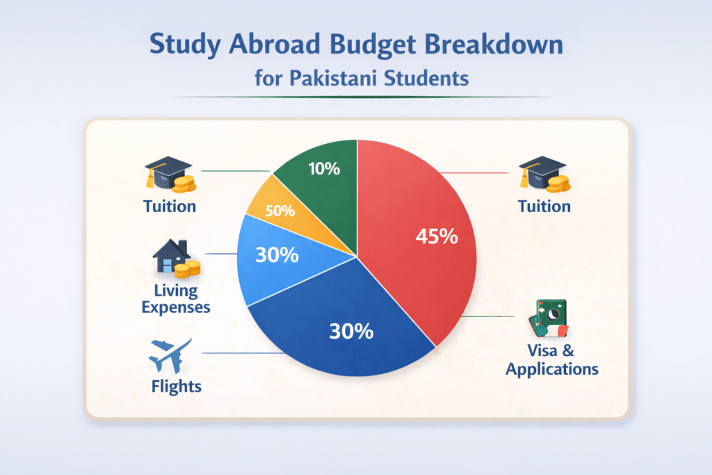 Study Abroad Budget Breakdown Chart 1