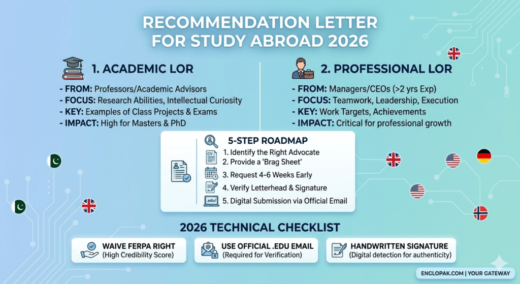 Recommendation Letter for Study Abroad 2026